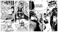 Shiryu, Hawkins, Spandam, and Shamrock in One Piece (Image via Shueisha)